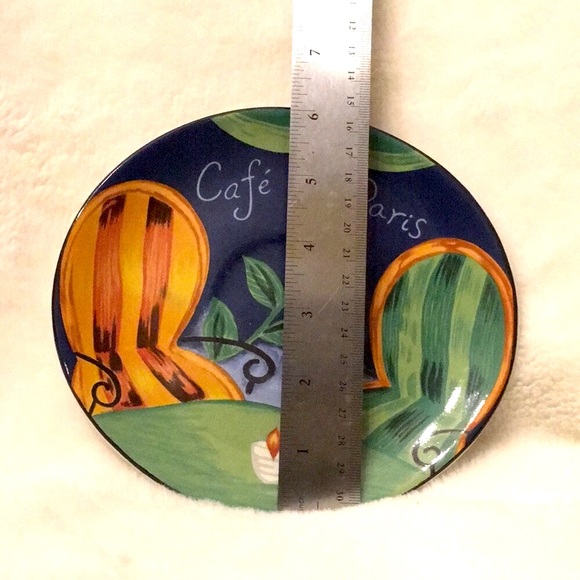 SANGO Cafe Paris (Bundle of 2) Salad Plate and Saucer - Vintage 1994 - Picture 12 of 15